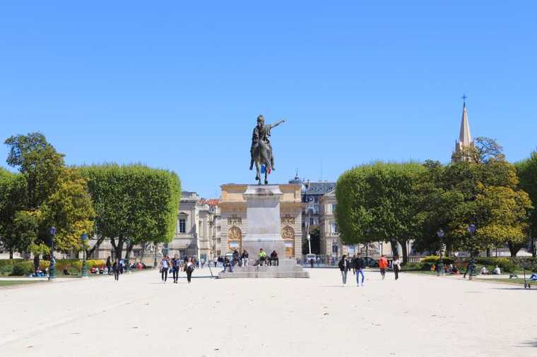 Photo de la place de Montpellier prise par le photographe Nathan Cima